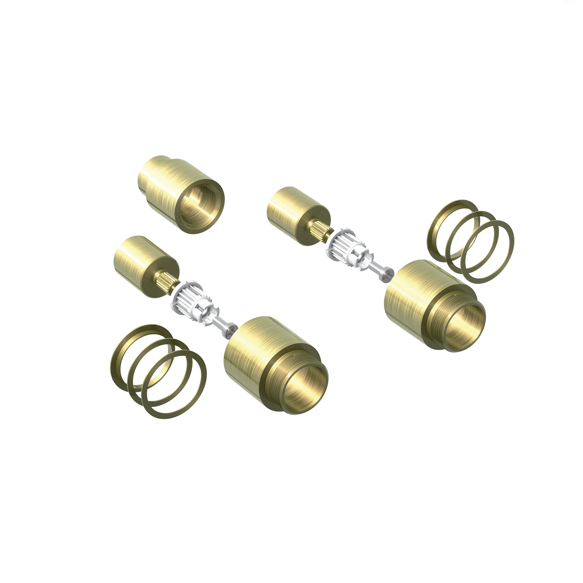 Verlängerungsset für 2-Griff-UP- Waschtischmischer L=25 mm Verlängerungsset für 2-Griff-UP- Waschtischmischer L=25 mm