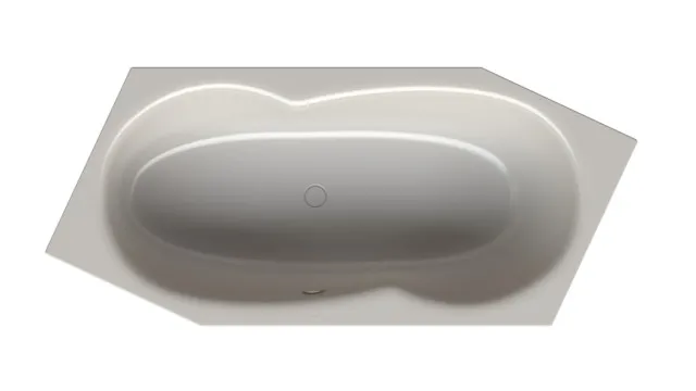Bette Badewanne BW Sonstige Sechseck Metric Silver FE 2060x900x450 mm Einbau mit Überlauf vorne Bette Badewanne BW Sonstige Sechseck Metric Silver FE 2060x900x450 mm Einbau mit Überlauf vorne
