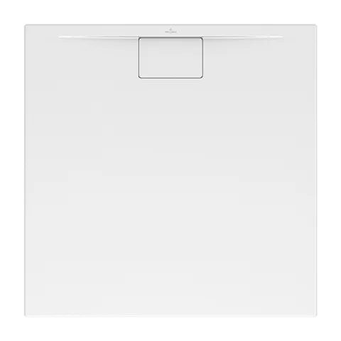 Villeroy & Boch quadrat Duschwanne „Architectura MetalRim“ 100 × 100 cm ohne Oberflächenbeschichtung, in Weiß Alpin