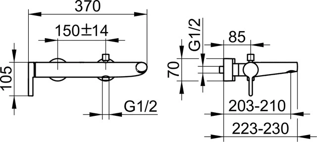 Edition 400 51520030100 Wannenmischer DN15 für AP Montage Bronze gebürstet Edition 400 51520030100 Wannenmischer DN15 für AP Montage Bronze gebürstet