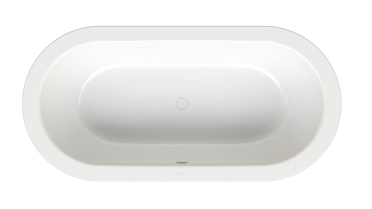 BetteStarlet Oval Badewanne, weiß, 1950 x 950 mm, Randhöhe 30 mm, Einbau-Unterbau, 2-Sitzer, glasierter Titan-Stahl