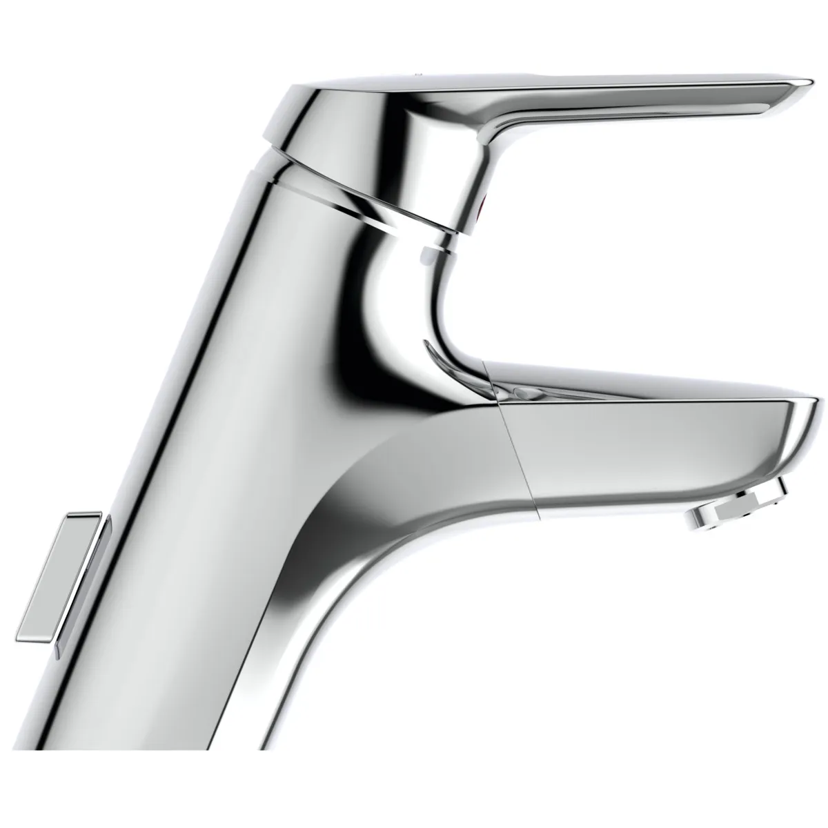 Waschtischarmatur Ceramix Blue, Lift, mit Ablaufgarnitur, herausziehbare Handbrause, Ausladung 136mm, Chrom Waschtischarmatur Ceramix Blue, Lift, mit Ablaufgarnitur, herausziehbare Handbrause, Ausladung 136mm, Chrom