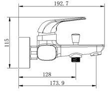 Wannenfüll- und Brause-Einhandbatterie AqvaPro - S-Anschlüsse mit Rosetten - automatische Umstellung - eigensicher - Kartusche mit keramischen Dichtscheiben - Heisswassersperre - Wassermengendurchflussregulierung - chrom Wannenfüll- und Brause-Einhandbatterie AqvaPro - S-Anschlüsse mit Rosetten - automatische Umstellung - eigensicher - Kartusche mit keramischen Dichtscheiben - Heisswassersperre - Wassermengendurchflussregulierung - chrom