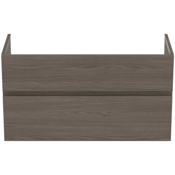 Ideal Standard Möbelwaschtischunterschrank Finesse 1000x440x545mm 2 Auszüge Ulme dunkel Ideal Standard Möbelwaschtischunterschrank Finesse 1000x440x545mm 2 Auszüge Ulme dunkel