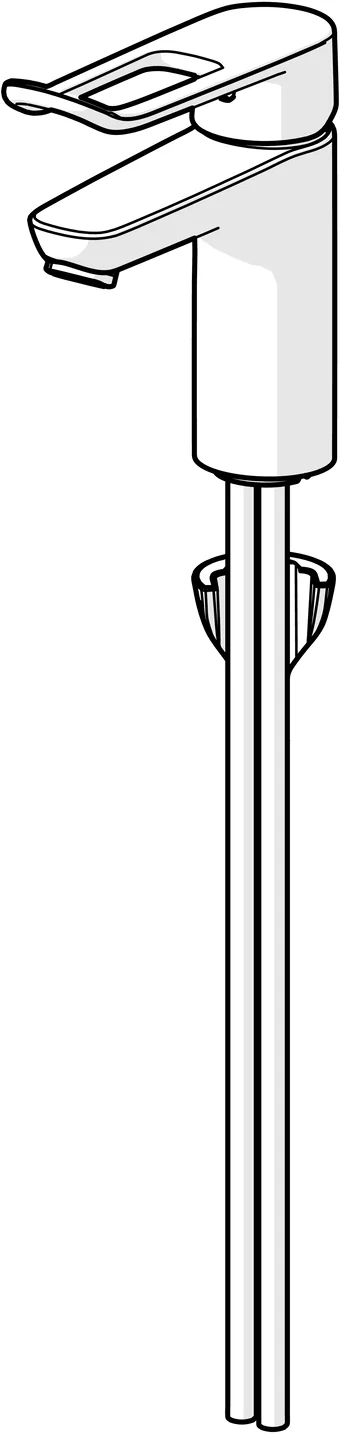 HansaCLINICA Waschtischarmatur Hansaclinica 2018 Einhebelmischer Kupferrohr Bügelhebel lang Ausladung 114 HansaCLINICA Waschtischarmatur Hansaclinica 2018 Einhebelmischer Kupferrohr Bügelhebel lang Ausladung 114