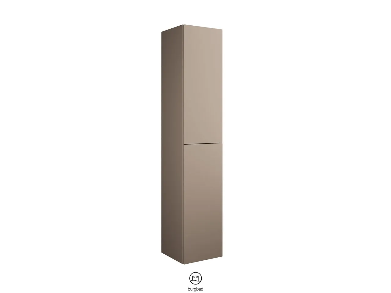 Hochschrank, 2 Türen mit Tip-On-Technik;2 Innenschubladen;4 Einlegeböden;1 fester Boden, Tiefe: 350 mm, Breite: 350 mm, Höhe: 1760 mm
