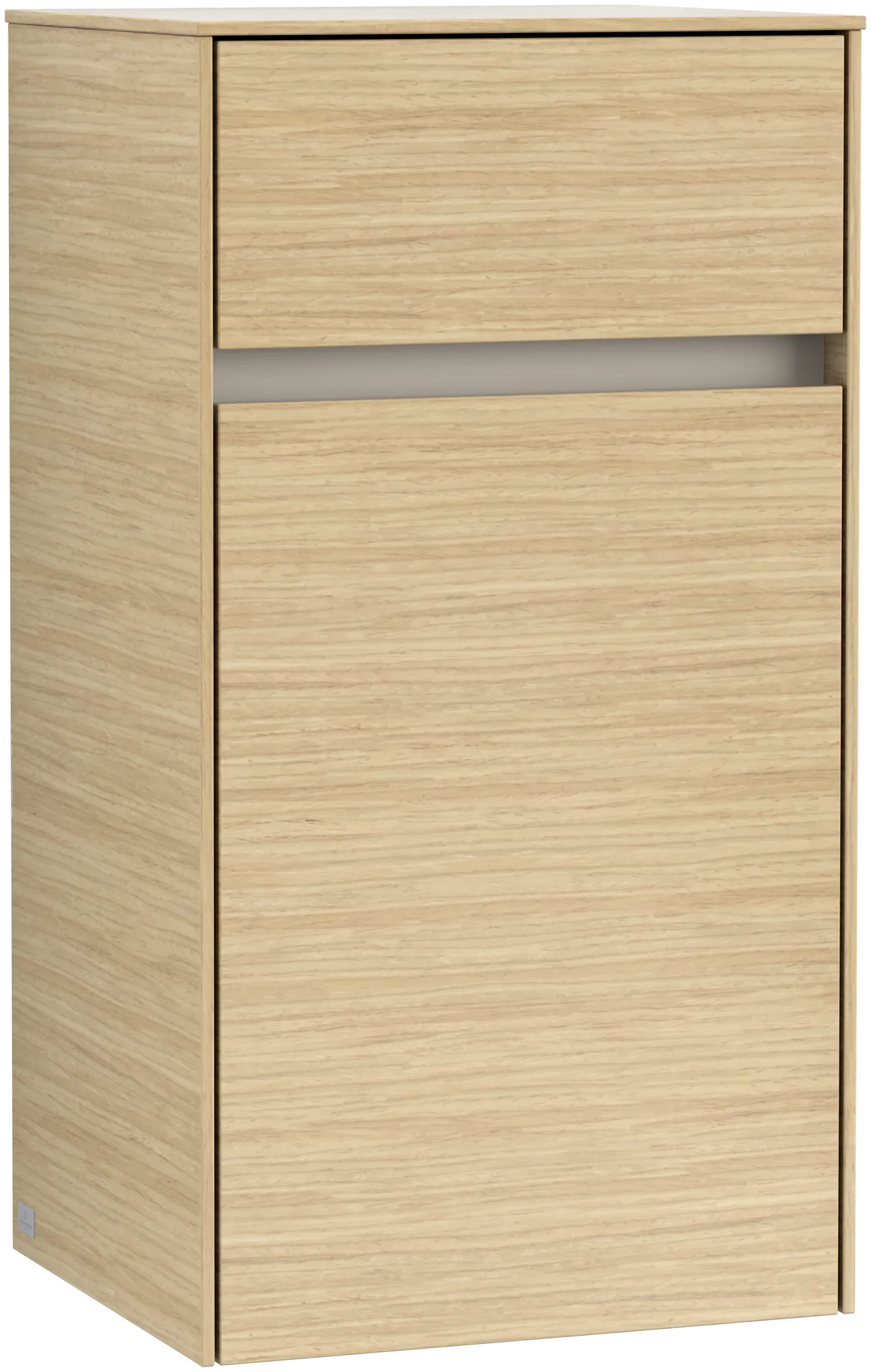 Villeroy & Boch Seitenschrank „Collaro“ 1 Tür, 1 Auszug / Schublade 40,4 × 74,8 × 34,9 cm 1 Tür, Anschlag (Scharnier) links, 1 Auszug / Schublade