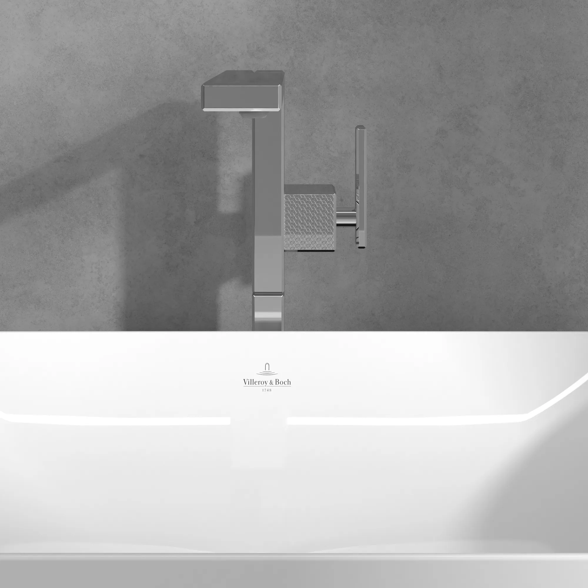 Einhand-Waschtischarmatur „Mettlach“ 23,3 cm Ausladung 190 mm in Chrom Einhand-Waschtischarmatur „Mettlach“ 23,3 cm Ausladung 190 mm in Chrom