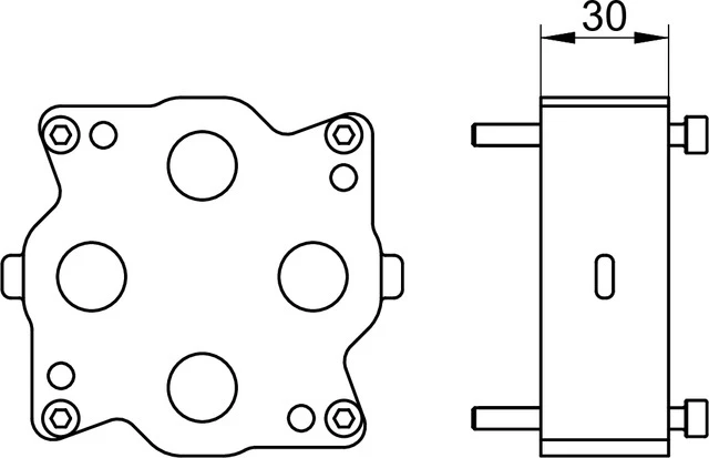 KEUCO Verlängerungs-Set für Einhebelmischer und Thermostatarmatur Unterputz 30mm KEUCO Verlängerungs-Set für Einhebelmischer und Thermostatarmatur Unterputz 30mm
