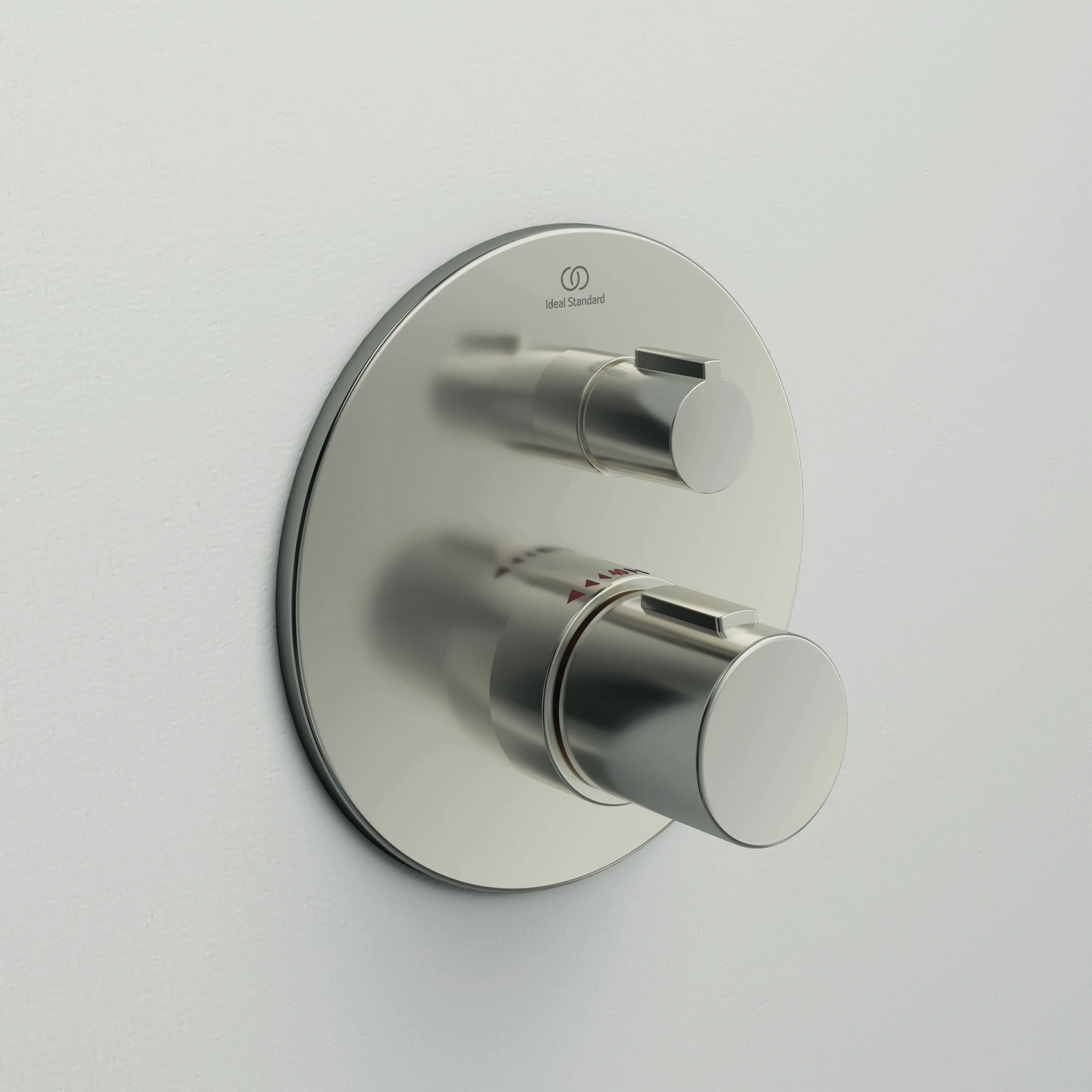 Einzelthermostat Unterputz Ceratherm T100, Bausatz 2, Rosette Durchmesser: 163mm, Brushed Gold Einzelthermostat Unterputz Ceratherm T100, Bausatz 2, Rosette Durchmesser: 163mm, Brushed Gold