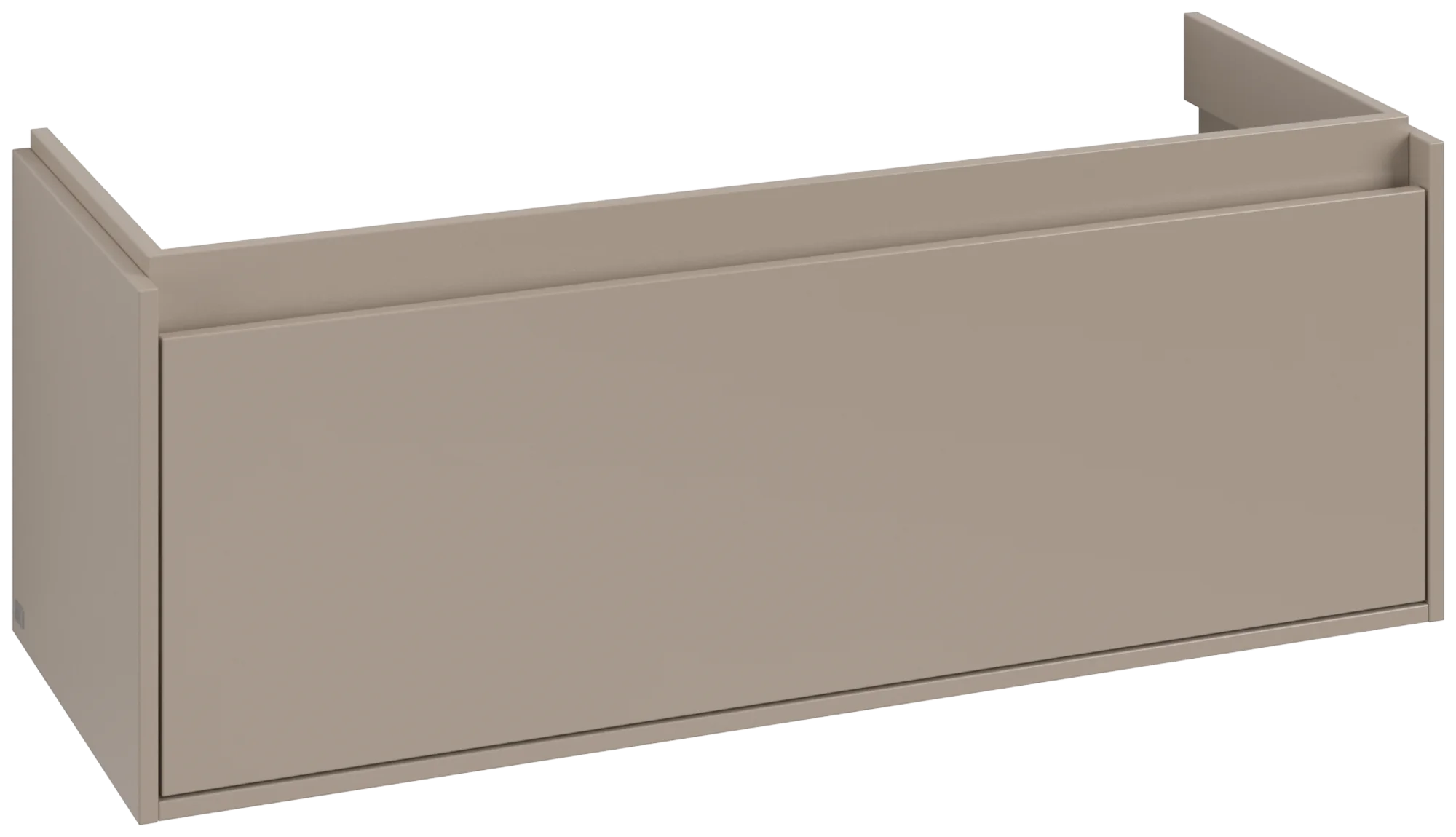 Villeroy & Boch Waschbeckenunterschrank Skyla, eckig, Taupe, 1.172 x 436 x 439 mm, mittige Wanneneinbauposition, 1 Auszug mit Antirutsch-Boden Villeroy & Boch Waschbeckenunterschrank Skyla, eckig, Taupe, 1.172 x 436 x 439 mm, mittige Wanneneinbauposition, 1 Auszug mit Antirutsch-Boden