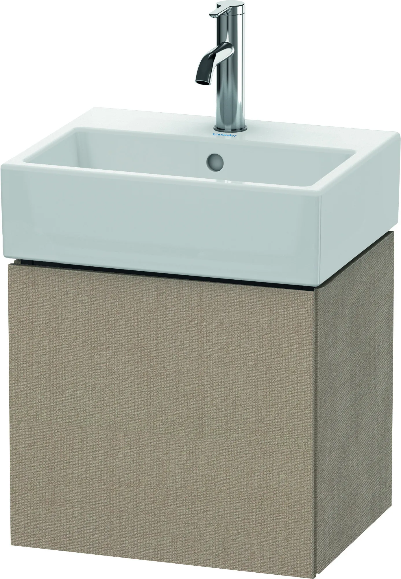 Duravit Waschtischunterschrank wandhängend „L-Cube“ 43,4 × 40 × 34,1 cm Leinen