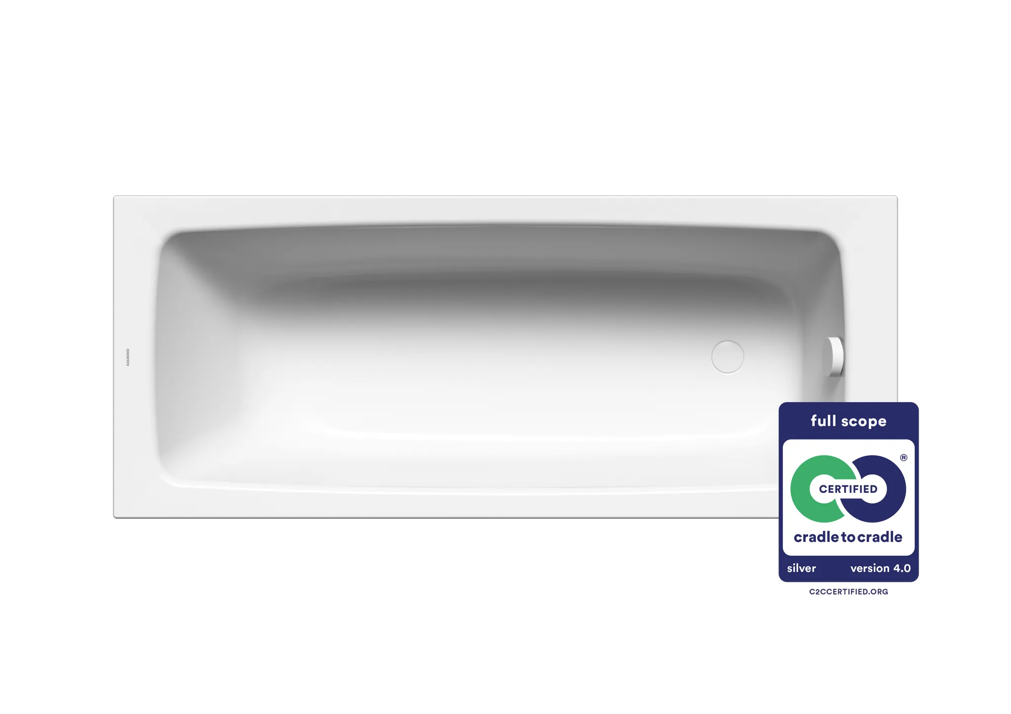Kaldewei Badewanne „Cayono“ rechteck 170 × 70 cm, ohne Grifflochbohrungen in alpinweiß