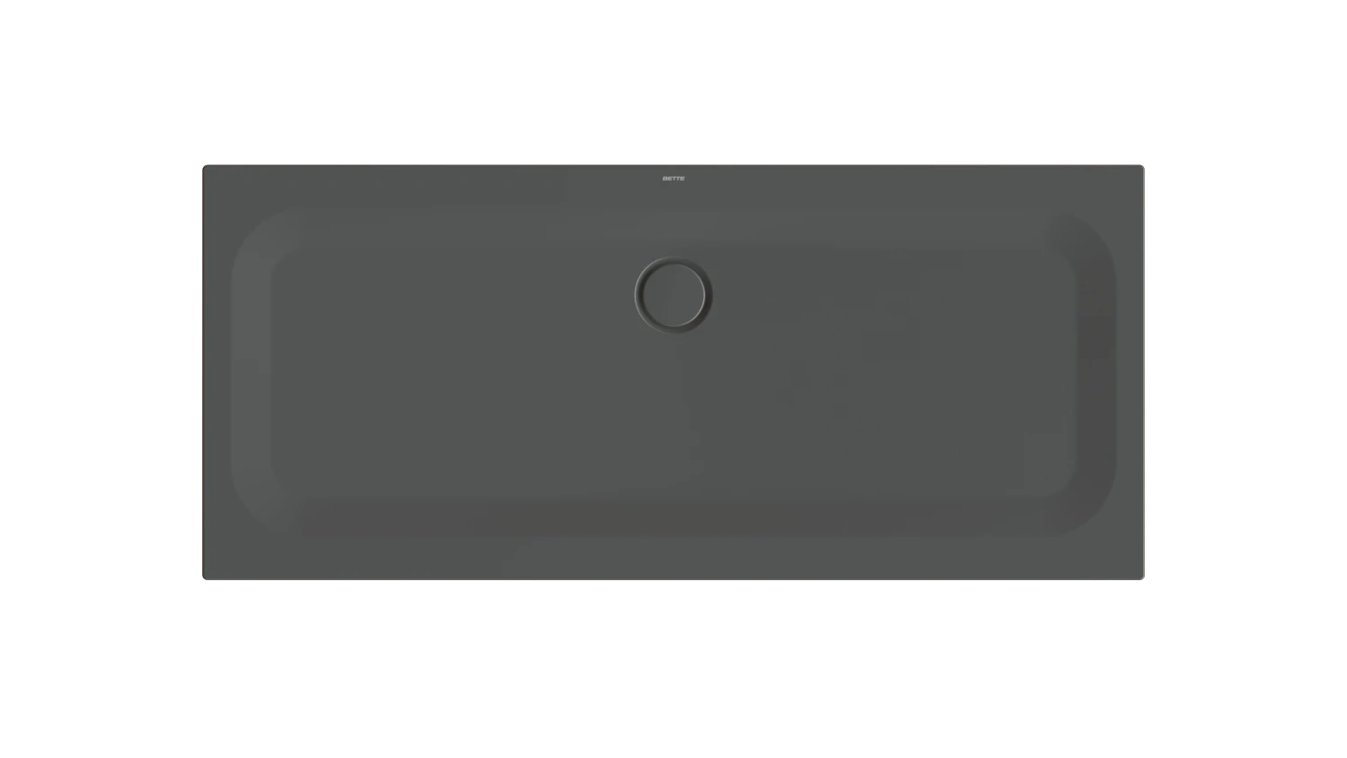 Bette rechteck Duschwanne „BetteUltra“ 1700 × 750 mm ohne Oberflächenbeschichtung, ohne Oberflächenveredelung, ohne Wannenträger, in Slate