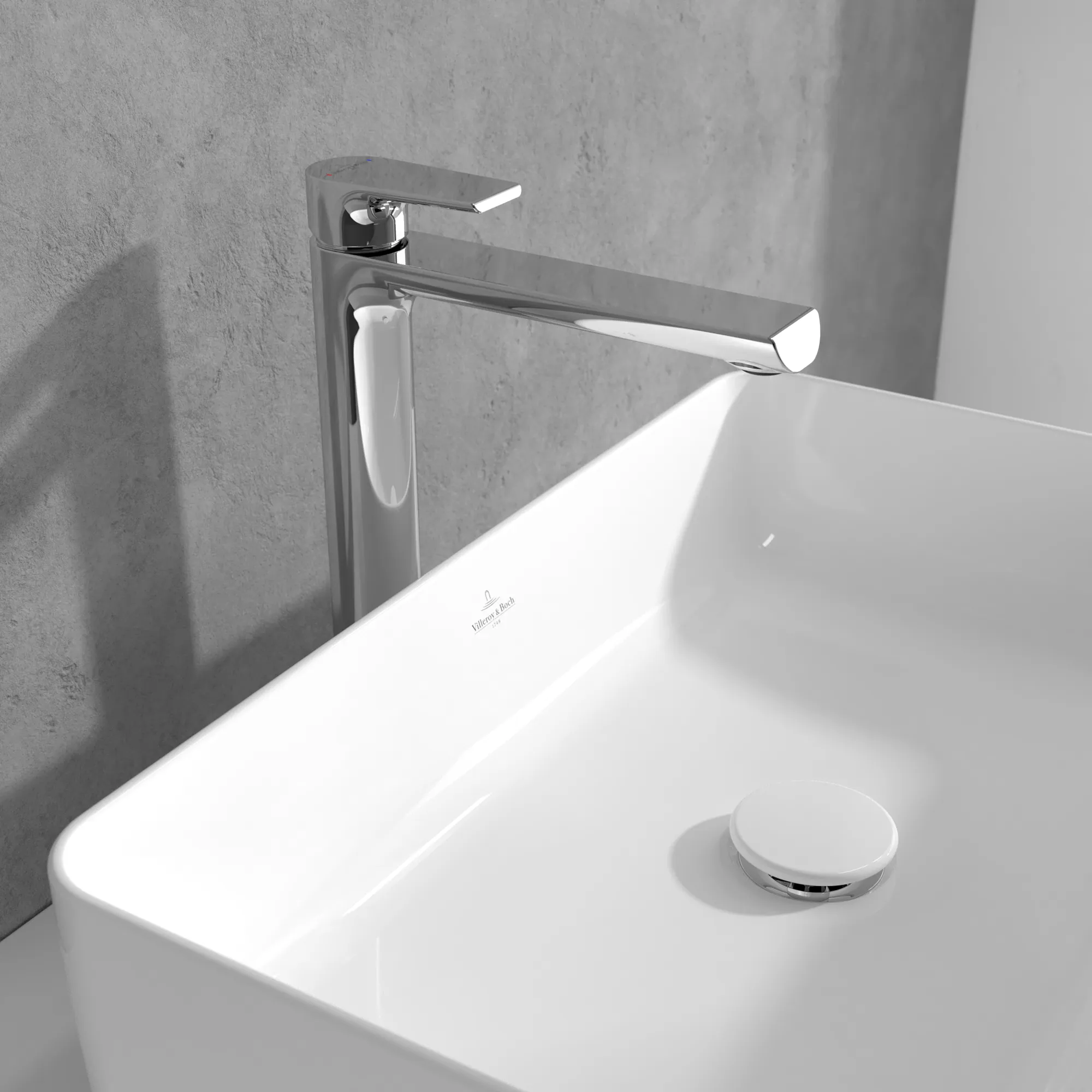 Einhand-Waschtischarmatur „Liberty“ 23,3 cm Ausladung 194 mm in Chrom Einhand-Waschtischarmatur „Liberty“ 23,3 cm Ausladung 194 mm in Chrom