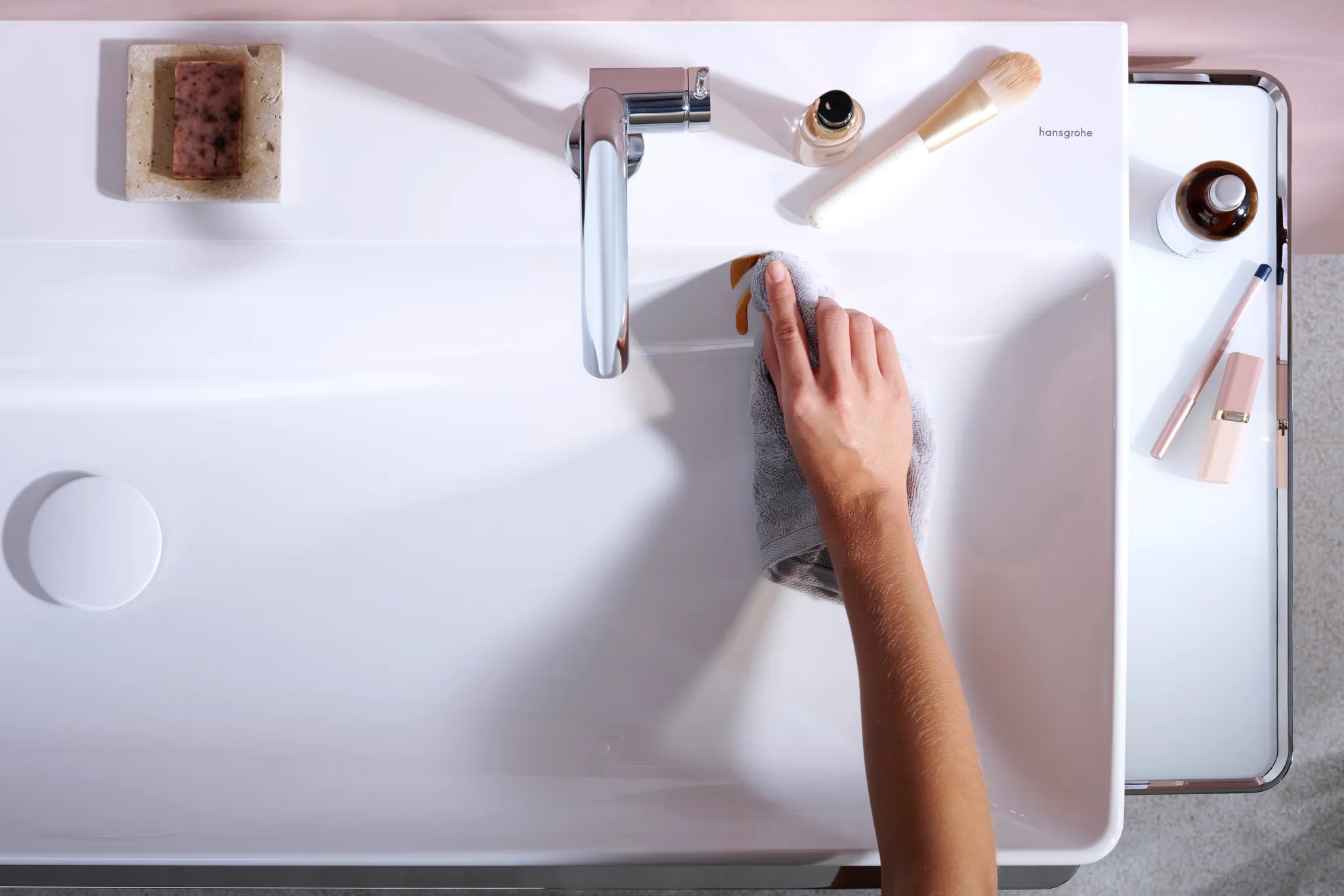 Hansgrohe Tecturis S Einhebel-Waschtischmischer 110 Fine CoolStart EcoSmart+ ohne Ablaufgarnitur, Chrom Hansgrohe Tecturis S Einhebel-Waschtischmischer 110 Fine CoolStart EcoSmart+ ohne Ablaufgarnitur, Chrom