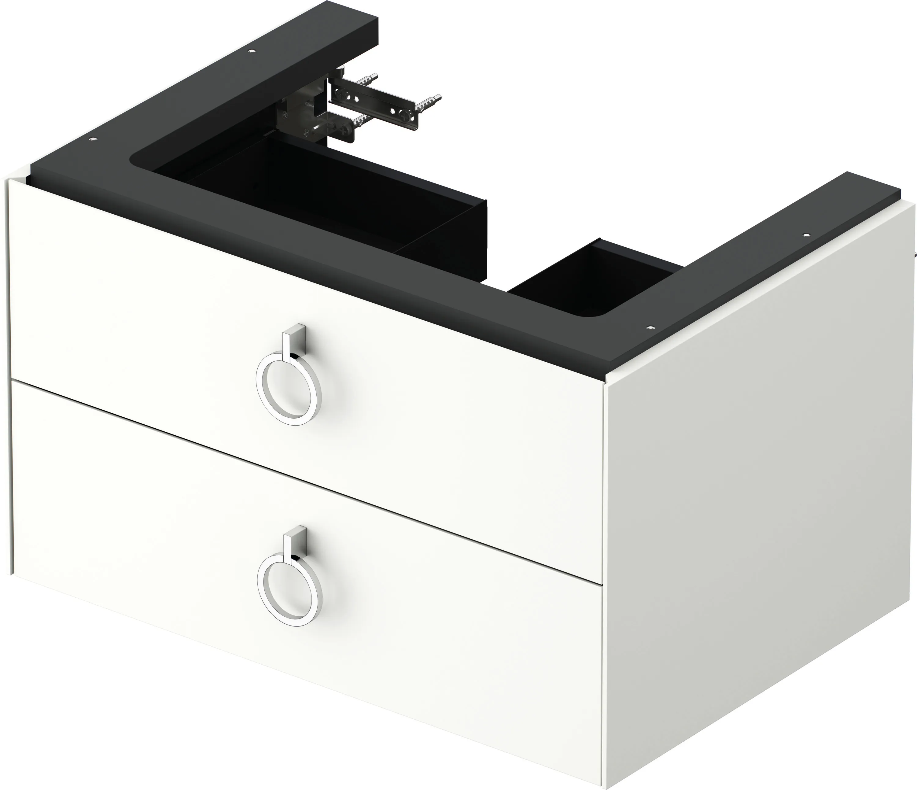 Duravit Waschtischunterschrank „White Tulip“, mit Beleuchtung