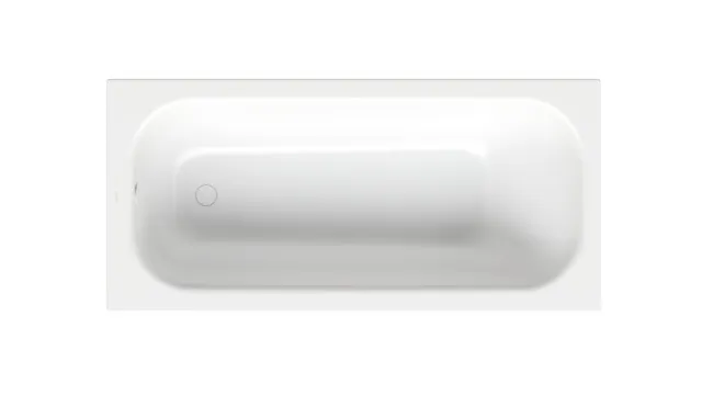 Bette BetteForm Badewanne Edelweiß 1700x800 mm Einbau 30 mm Randhöhe 1-Sitzer Bade-Duschkombination glasierter Titan-Stahl