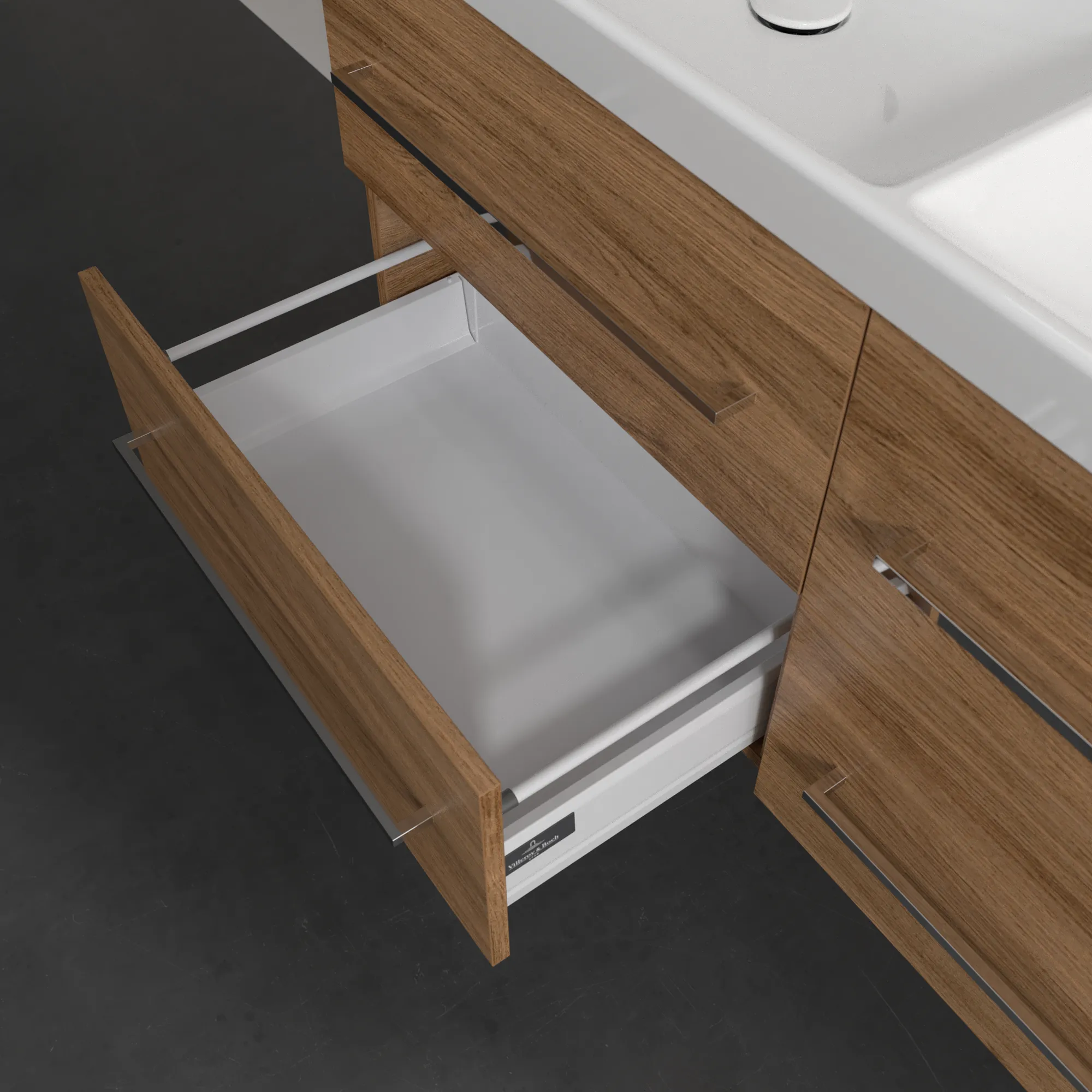 Villeroy & Boch Avento Unterschrank für Unterbauwaschbecken 1180x514x484mm Kansas Oak