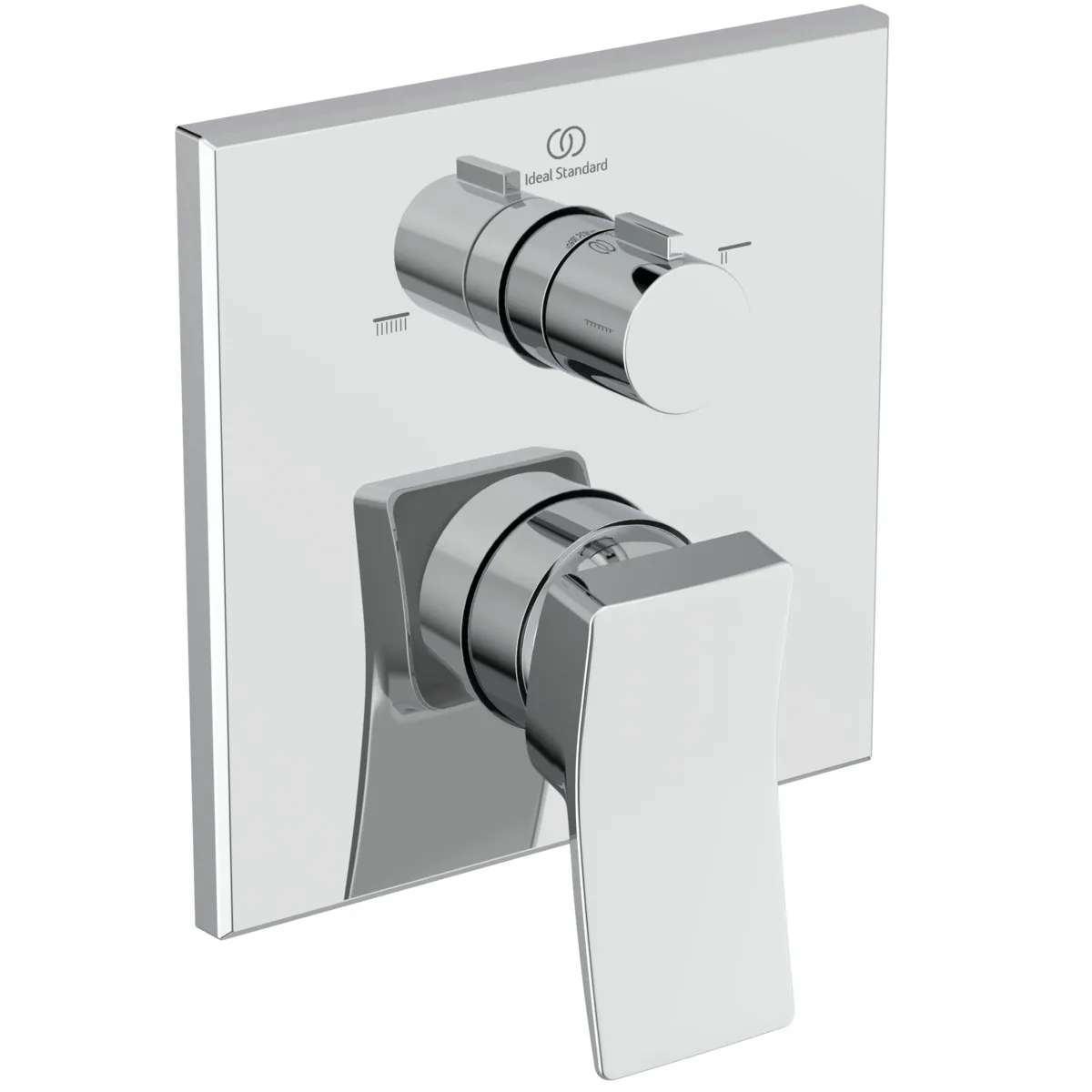Ideal Standard Badearmatur Unterputz Conca Chrom - Wandmontage für präzise Installation
