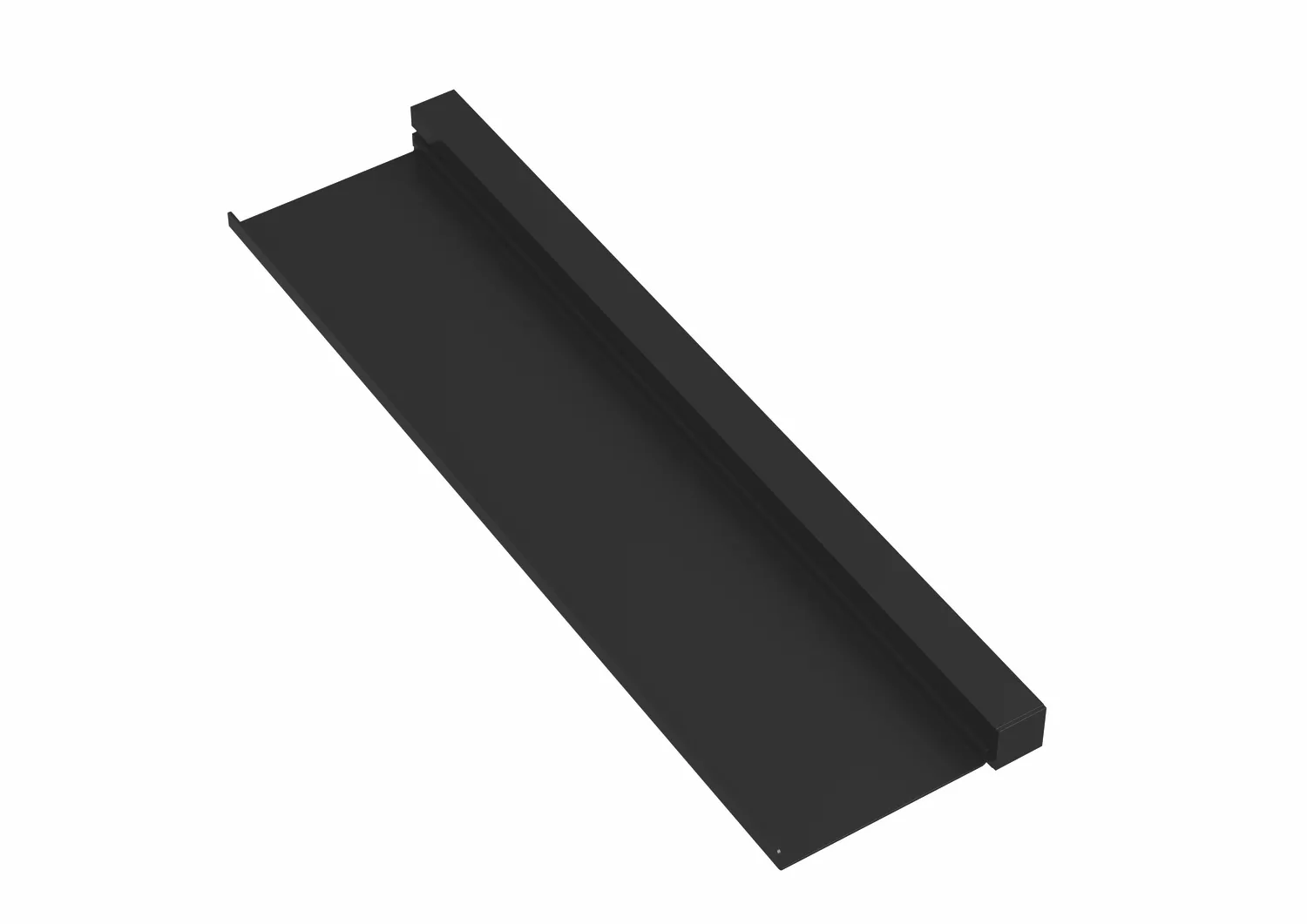 HEWI Ablage pulverbeschichtet in 48,2 × 2,5 × 10,2 cm HEWI Ablage pulverbeschichtet in 48,2 × 2,5 × 10,2 cm