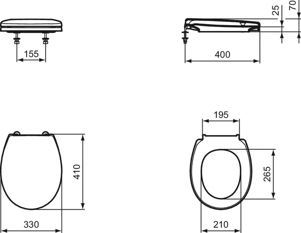 Ideal Standard WC-Sitz „Contour21“