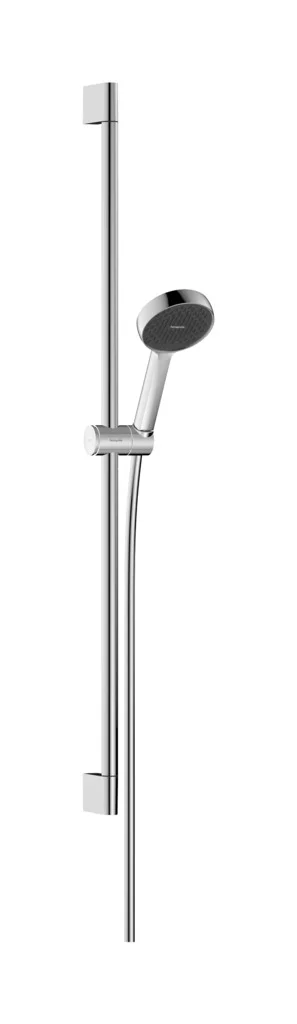 Hansgrohe Activera S Brauseset EcoSmart mit Brausestange 90 cm, Chrom, Brausekopfgröße 95 mm, Rain Strahl, Durchflussregler 8 l/min Hansgrohe Activera S Brauseset EcoSmart mit Brausestange 90 cm, Chrom, Brausekopfgröße 95 mm, Rain Strahl, Durchflussregler 8 l/min