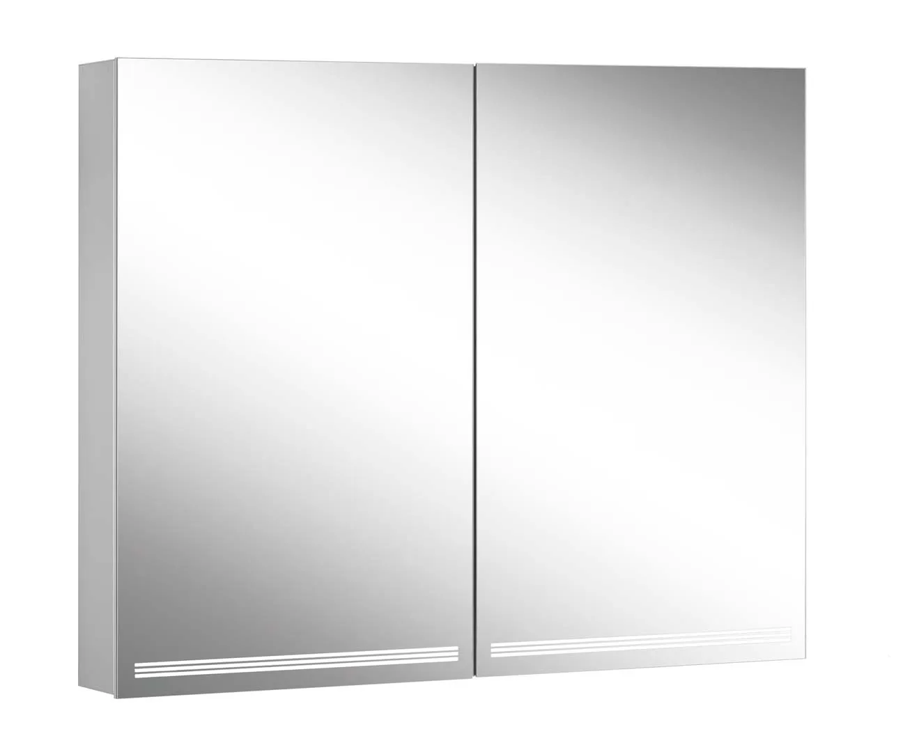 Schneider Spiegelschrank GRACE TW, GRL 90/2/TW, 895 x 700 x 120 mm, schwarz matt, verspiegelt Schneider Spiegelschrank GRACE TW, GRL 90/2/TW, 895 x 700 x 120 mm, schwarz matt, verspiegelt