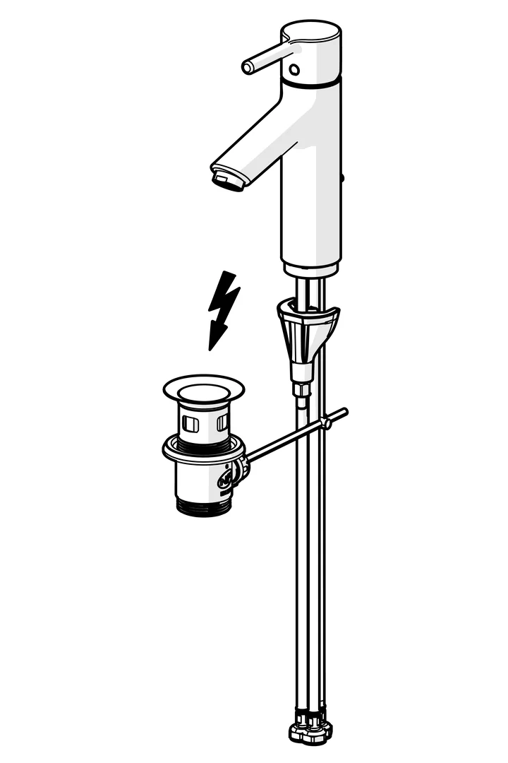 HansaVANTIS Waschtischarmatur HansaVANTIS XL 5246 Ablaufgarnitur Chrom Pinhebel HansaVANTIS Waschtischarmatur HansaVANTIS XL 5246 Ablaufgarnitur Chrom Pinhebel