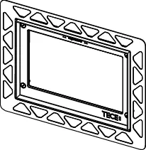 -WC-Einbaurahmen für flächenbündige Montage, vergoldet -WC-Einbaurahmen für flächenbündige Montage, vergoldet