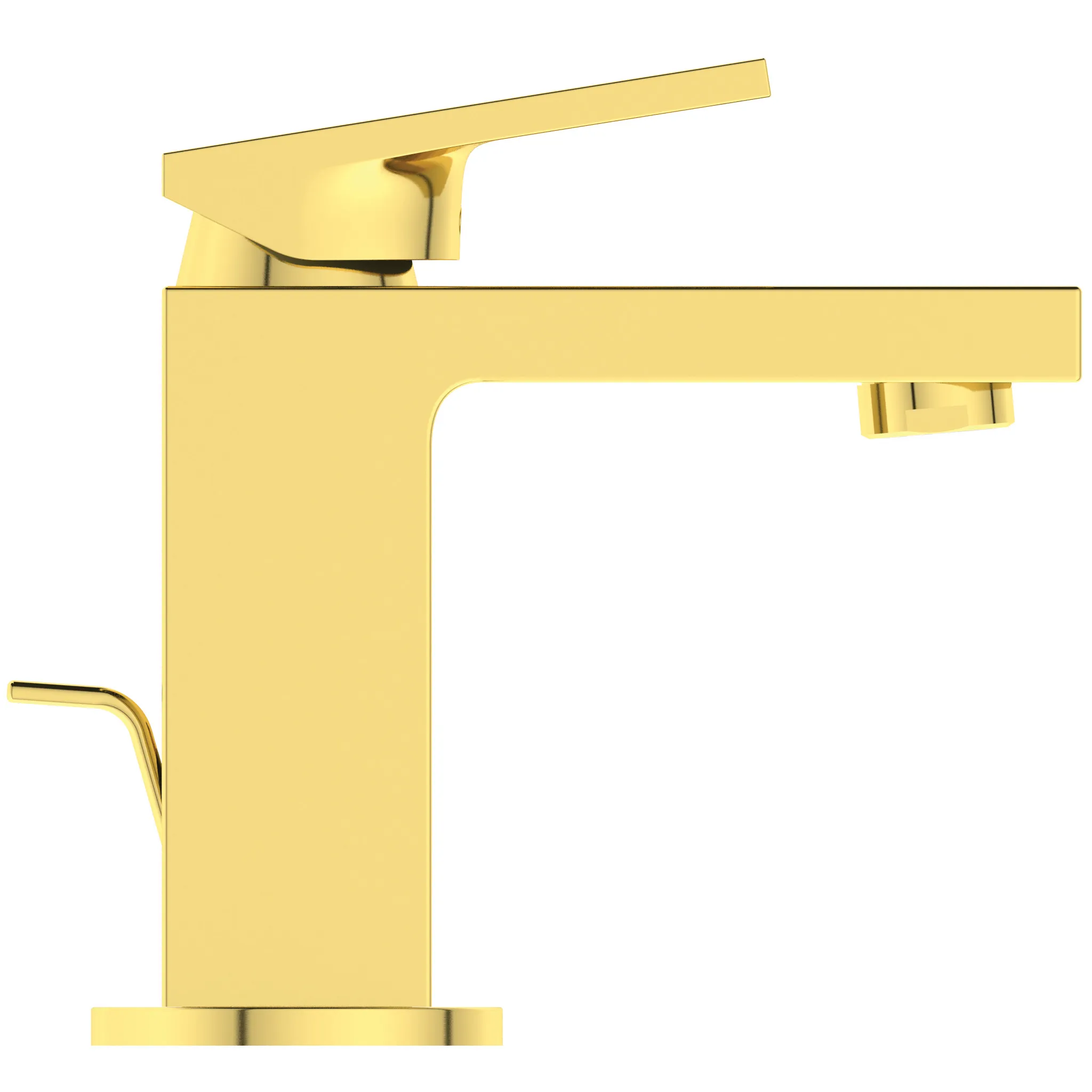 Ideal Standard Waschischarmatur Extra Ausladung 100mm Piccolo mit Ablaufgarnitur Brushed Gold
