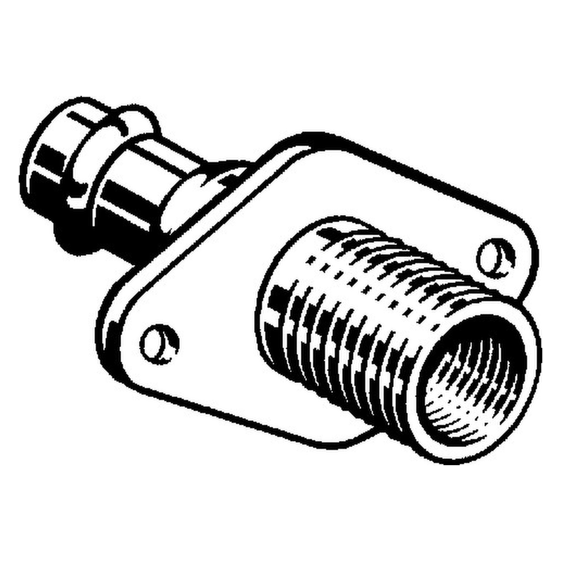 „Sanpress“ Wanddurchführung mit 1 Muffe 15 mm × 1/2″ × 3/4″ × 30 mm