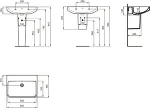 Waschbecken „i.lifeB“ 65 × 48 × 18 cm Waschbecken „i.lifeB“ 65 × 48 × 18 cm