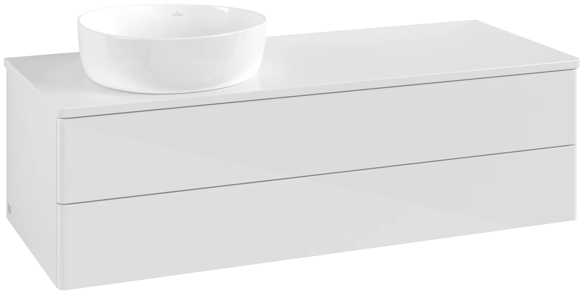 Villeroy & Boch Antao Waschbeckenunterschrank L22_5, 1200x360x500mm, Glossy White Lacquer