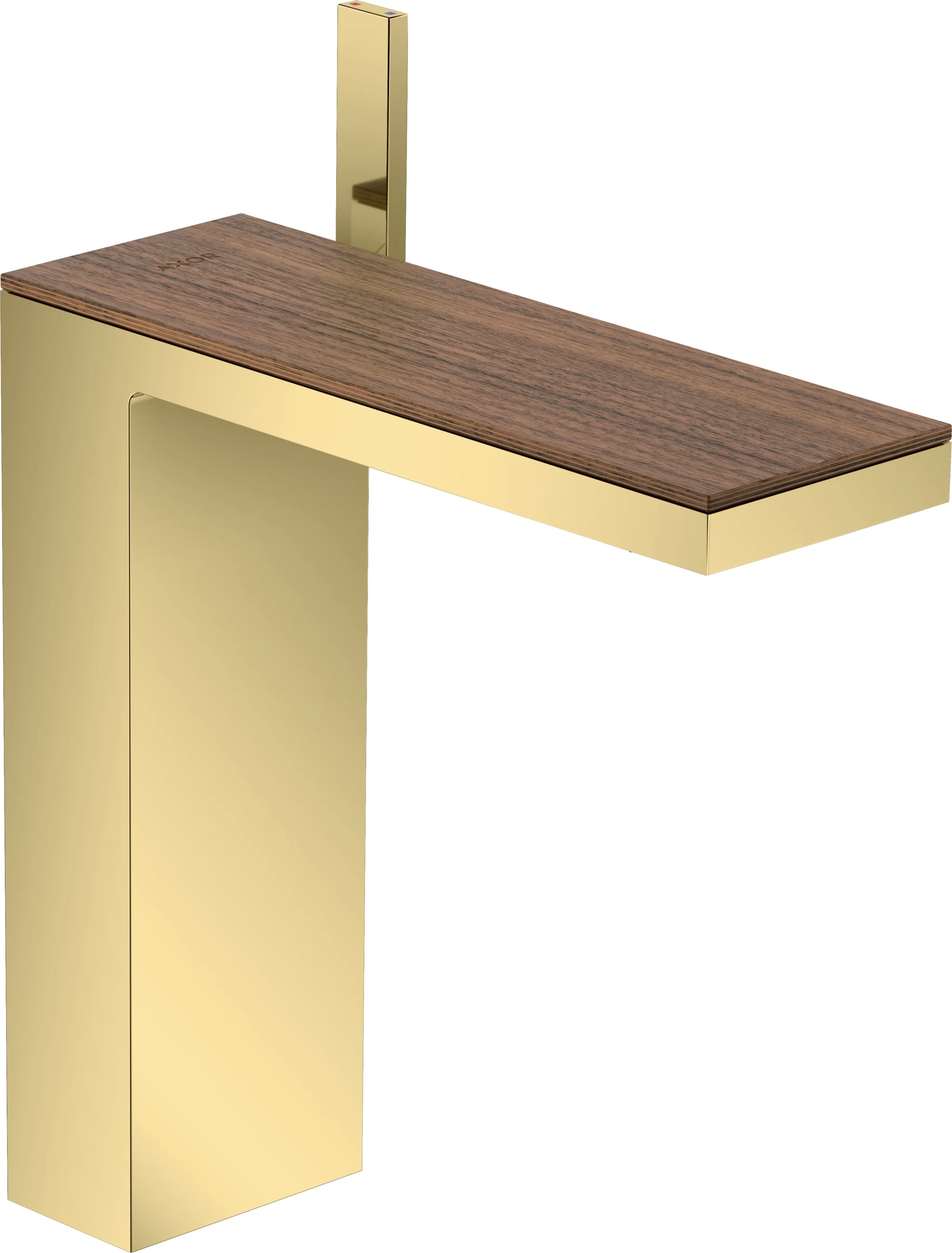 Hansgrohe AXOR MyEdition Platte 245 mm, Amerikanischer Nussbaum, abnehmbar