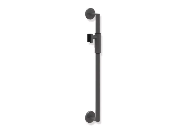 HEWI Brausehalterstange System 900, Edelstahl, Achsmaß 600 mm, Dunkelgrau Perlglimmer tiefmatt HEWI Brausehalterstange System 900, Edelstahl, Achsmaß 600 mm, Dunkelgrau Perlglimmer tiefmatt