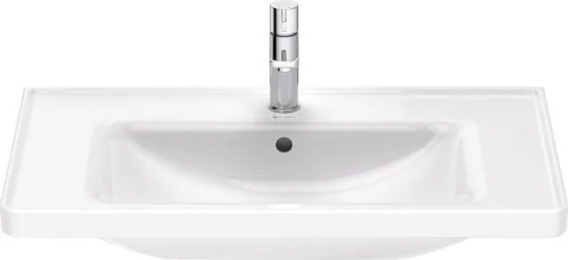 Wandwaschtisch „D-Neo“ 80 × 48 × 16,5 cm, mittig, Hahnlochposition mittig Wandwaschtisch „D-Neo“ 80 × 48 × 16,5 cm, mittig, Hahnlochposition mittig