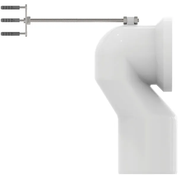 Ideal Standard Anschlussstutzen Tonic für senkrechten Abgang, Außenmaße 132x315x290 mm, Gewicht 0,5 kg
