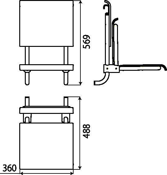 emco Duschsitz „system 2“ in chrom