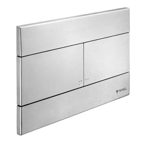 WC-Betätigungsplatte MONTUS PLACE, Frontplatte Edelstahl gebürstet WC-Betätigungsplatte MONTUS PLACE, Frontplatte Edelstahl gebürstet