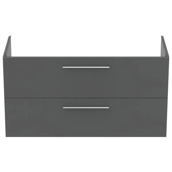 Ideal Standard Waschtischunterschrank „i.lifeB“ 120 × 63 × 50,5 cm Quarzgrau matt