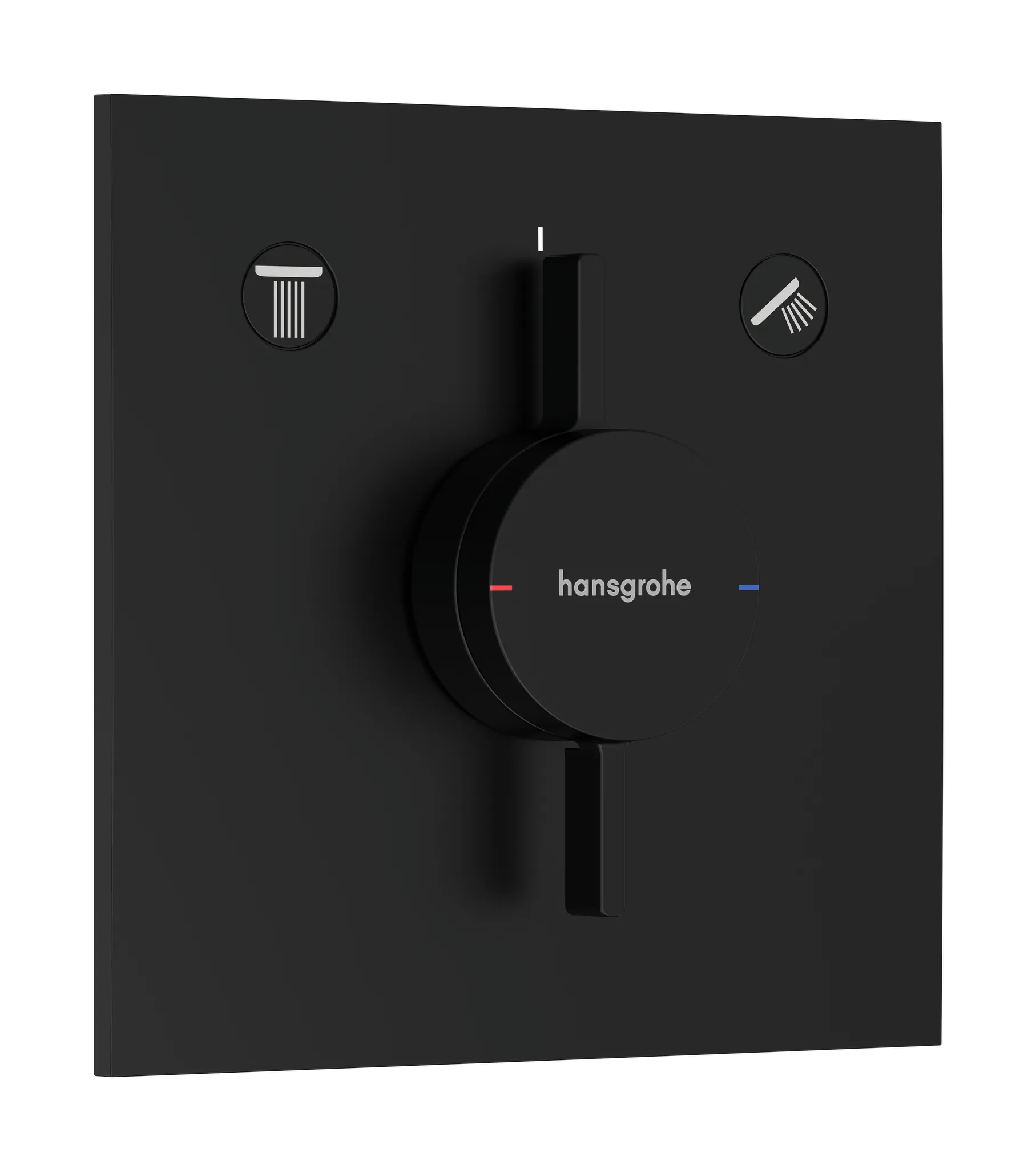 Hansgrohe DuoTurn E Mischer Unterputz für 2 Verbraucher, Mattschwarz Hansgrohe DuoTurn E Mischer Unterputz für 2 Verbraucher, Mattschwarz
