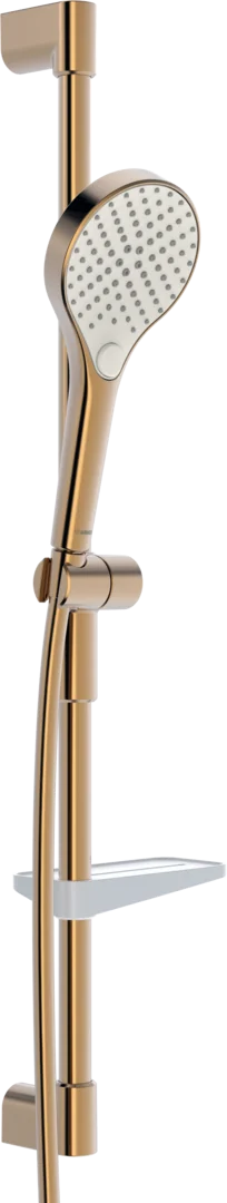 HansaVIVA Wandstangen-Brausenset Hansaviva 2023 4416 3-strahlig Bronze gebürstet HansaVIVA Wandstangen-Brausenset Hansaviva 2023 4416 3-strahlig Bronze gebürstet