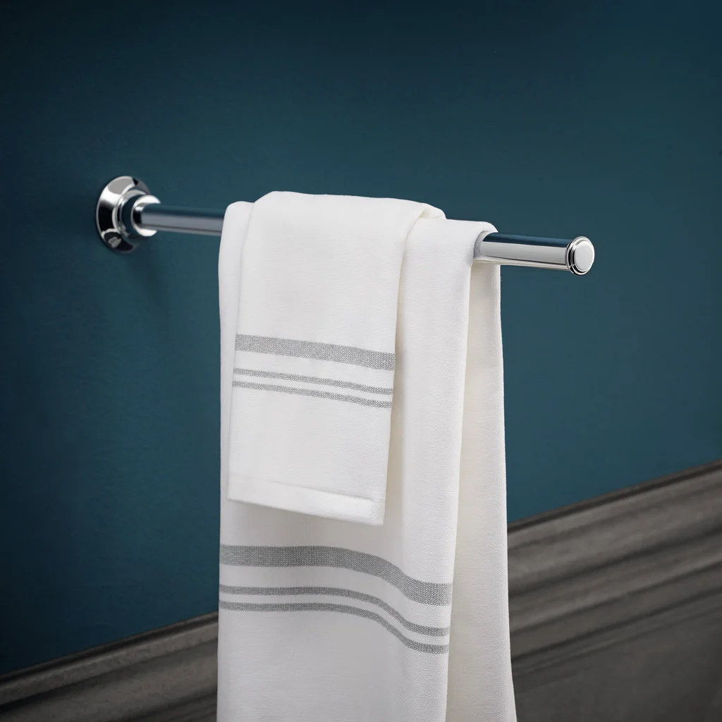 Hansgrohe AXOR Montreux Handtuchhalter einarmig, Chrom, 433 mm Länge, Wandmontage mit verdeckter Befestigung Hansgrohe AXOR Montreux Handtuchhalter einarmig, Chrom, 433 mm Länge, Wandmontage mit verdeckter Befestigung