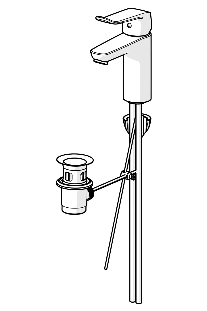 HansaCLINICA Waschtischarmatur Hansaclinica 2018 EHM WT-Batt. HansaCLINICA 4501 CU-Rohr Zugst.Ablgarn. Bed.he. lang HansaCLINICA Waschtischarmatur Hansaclinica 2018 EHM WT-Batt. HansaCLINICA 4501 CU-Rohr Zugst.Ablgarn. Bed.he. lang