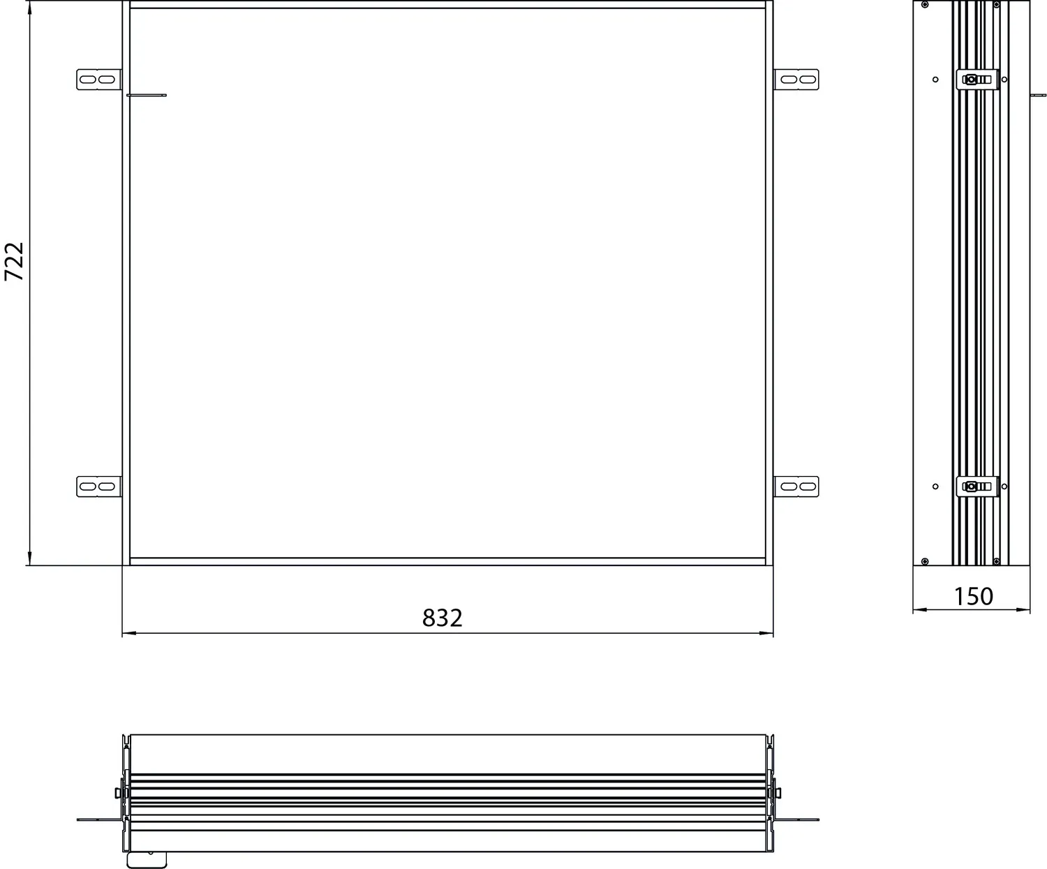 emco Spiegelschrank „loft“ 832 × 722 × 150 mm