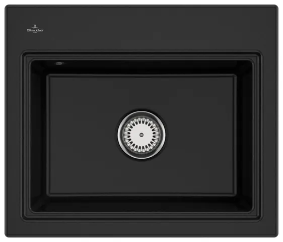 Villeroy & Boch Einbau-Küchenspülbecken „Subway Style“ 60 S 600 × 510 × 220 mm, für Becken rechts in Chromite