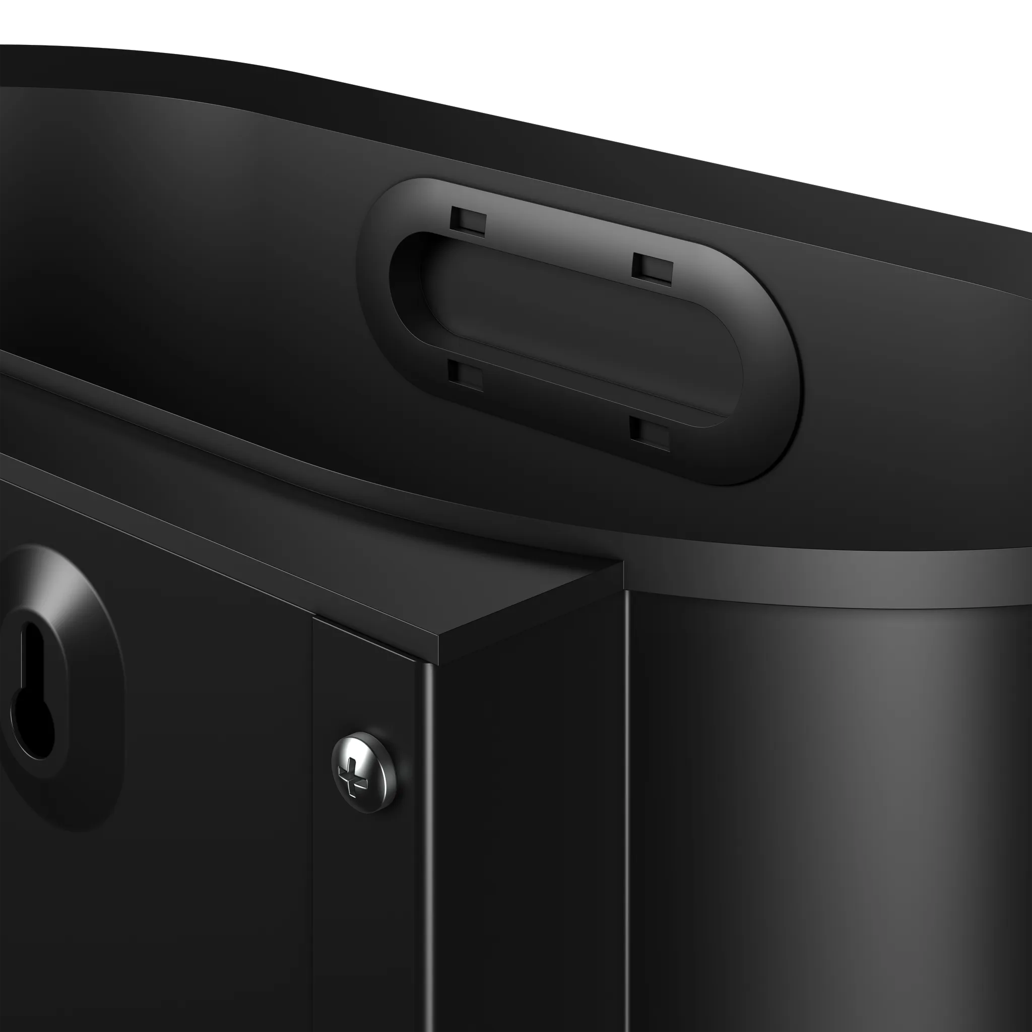 Plan Abfallsammler wandhängend schwarz matt Plan Abfallsammler wandhängend schwarz matt