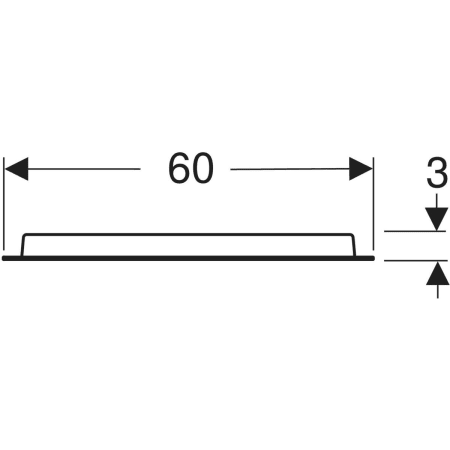 Geberit Spiegel „Option“ 60 × 80 cm, rechteckig