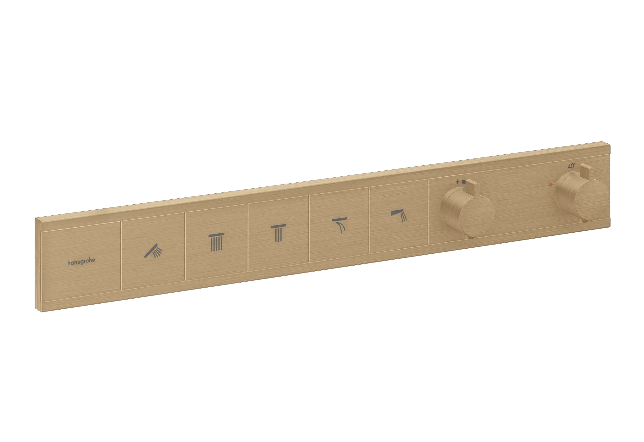 Hansgrohe RainSelect Thermostat Unterputz für 5 Verbraucher Brushed Bronze